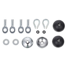 1Set Fitness Stahlseil Anschlussstück Gym Zubehör Metall & Kunststoff