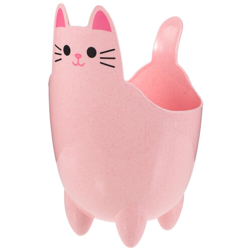 kleiner schreibtisch-müllbehälter mit katzen-design 2