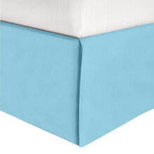 Jupe de lit 1 pice confortable et lgante en microfibre de qualit htelire 1500 de qualit suprieure, design minimaliste avec un look modern