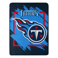 NORTHWEST ENTERPRISES NFL 46x60 Dimensional Design Micro Raschel berwurfdecke (Tennessee Titans)