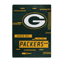 NORTHWEST ENTERPRISES NFL Digitize Design Plüsch-Raschel-Thow-Decke, 152,4 x 203,2 cm (Green Bay Packers)