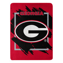 NORTHWEST ENTERPRISES NCAA 46x60 dimensionaal ontwerp Micro Raschel werpdeken (Georgia Bulldogs)
