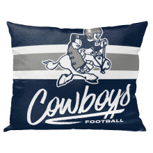 NORTHWEST Oficjalna drużyna NFL Dallas Cowboys Nostalgiczna dumna poduszka dekoracyjna Kolory zespołu 15 ""x 12""