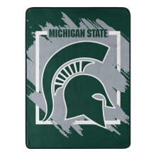 Northwest Company NCAA 46x60 Dimensional Design Micro Raschel Throw Blanket (Michigan State Spartans)