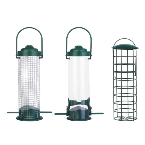 3Stk. Vogelfutterbehälter Für Außen, Hängender Futtertisch, Garten