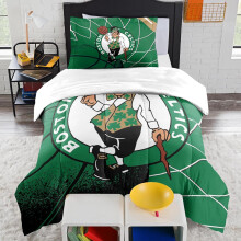 NORTHWEST NBA Boston Celtics Juego de edredσn con licencia oficial - Ropa de cama con logotipo del equipo de la NBA - Juego de cama sϊper suave c