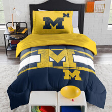 Northwest NCAA Michigan Wolverines Trstare & Sham Set Twin/Twin XL