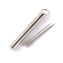 4Stk Mini Zahnstocherhalter Set Für Unterwegs