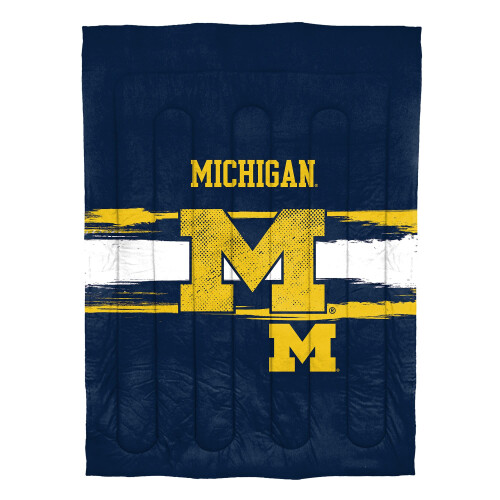 Northwest NCAA Michigan Wolverines Comforter & Sham S?t Twin/Twin XL 1