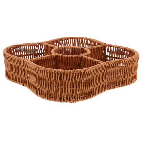 Fruit Basket Organizer Geflechtbox Hellbraun 1 Stuck