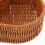 Fruit Basket Organizer Geflechtbox Hellbraun 1 Stuck 7