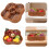 Fruit Basket Organizer Geflechtbox Hellbraun 1 Stuck 10