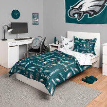FOCO Philadelphia Eagles NFL Team Color Bed In a Bag Trster-Bettwsche, 5-teiliges Komplettset