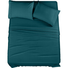 Utopia Bedding Full Bed Sheets Set - 4 Piece Bedding - Brushed Microfiber - Shrinkage and Fade Resistant - Easy Care (Teal Green)