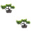 2Stk Realistische Bonsai Künstliche 8