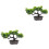 2Stk Realistische Bonsai Künstliche 5