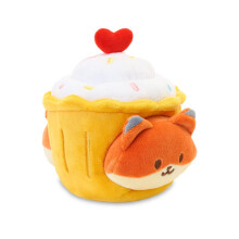 Anirollz knuffeldier knuffel - 6"""" kleine bakkerij thema Outfitz pluche pop | Zacht Squishy Warm Schattig Comfort Veilig | Verjaardagscadeaukusse