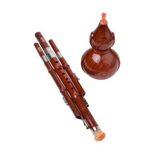 traditionelle kürbis-flöte, ethnische musik, chinesisches instrument