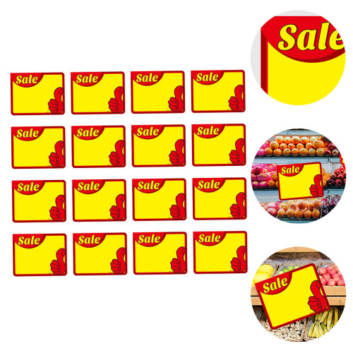 50 Leere Marktpreis-Schilder Für Einzelhandel Werbeetiketten 1