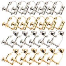 12 paar metall clip-on ohrring- , nicht durchstechend, diy