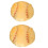 JPORSHU 2 Stück Baseball Plüschkissen 1