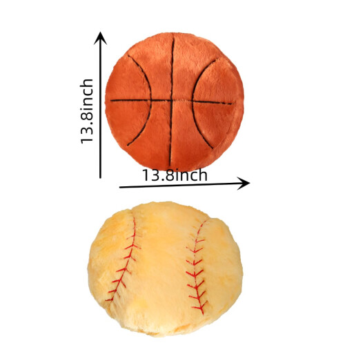 JPORSHU 2PCS honkbal pluche kussen 2