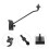 cymbal hanger drum wandhalterung schlitzhalterung hook hänger 4
