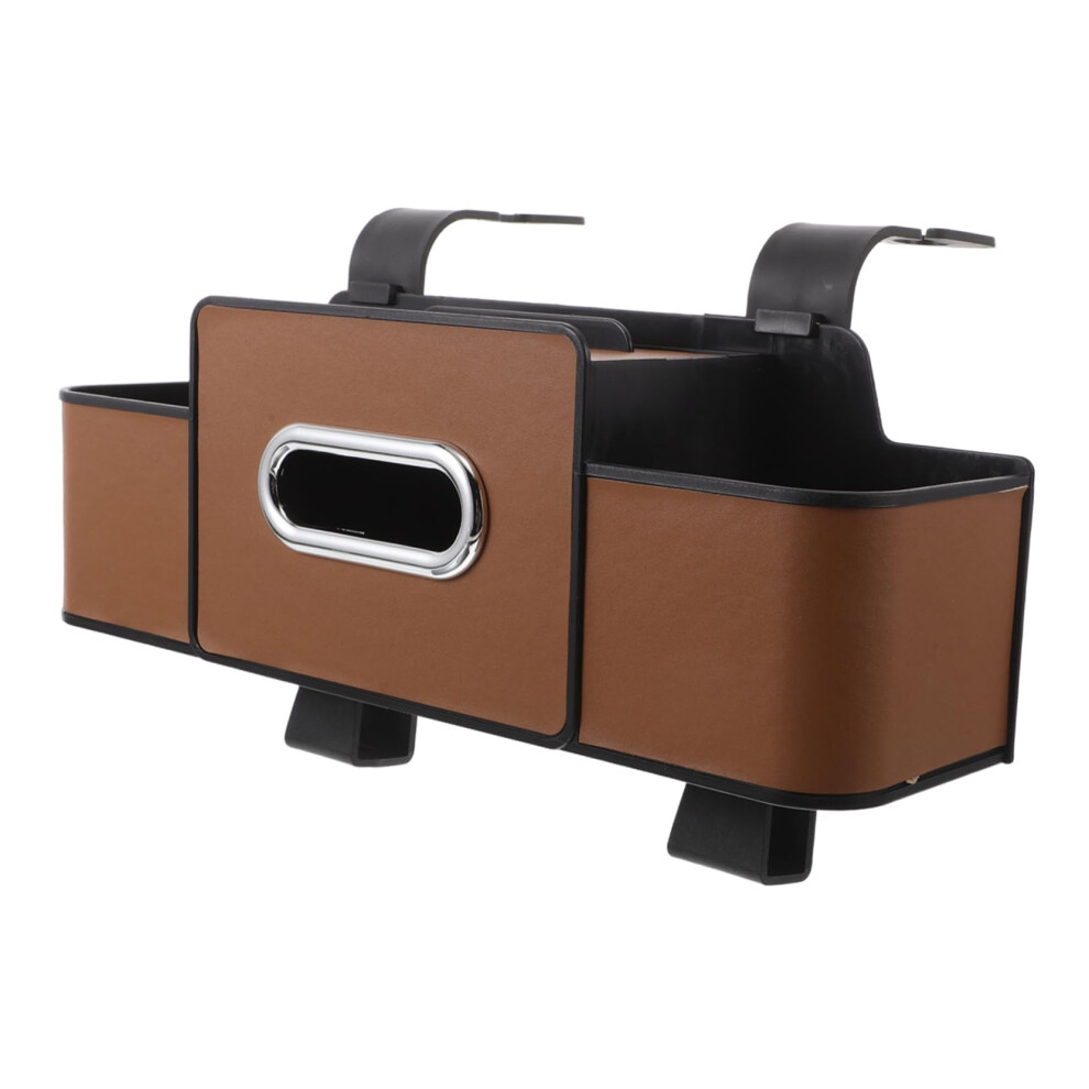 Car Back Seat Organizer Universal Fit With Cup Holders And Tissue Box Space-Saving Durable And Easy Installation-image-OPC-PM8ZWPQ-NEW