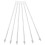 6 jeux de baguettes pour stores verticaux - remplacement orientable 6