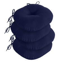 downluxe Bistro Szkprnk teraszbtorokhoz Vzll, kerek kltri szkprna kszlet 4 db, csszsgtl ktssel 15"""" x 15"""" Navy