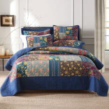 VISIMISI pamut gytakar paplan szettek megfordthat gynemu huzatgarnitrk 3 darabos Patchwork kk vintage virgos Paisley gytakar king mretu