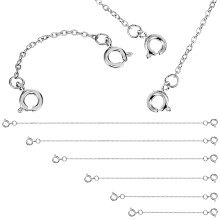 6 pcs necklace extenders chains for diy jewelry making