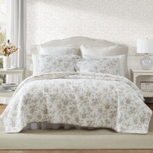 Laura Ashley  Queen paplankszlet Knnyu pamut gynemu, hozzillo alttekkel Vintage virgos ihletsu lakberendezs, tmr htlappal (Loveston Burn