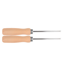 2 holzgriff-füllwerkzeuge 4 mm baumwolle zum für diys
