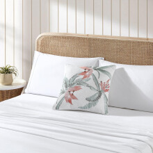 Tommy Bahama - Almohada de algodσn suave con cierre de cremallera, diseρo tropical, ideal para cama o sofα, 20.0 x 20.0 in, palmeras de Acapulco,