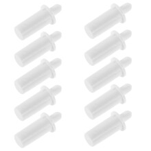 50Pcs White Cabinet Door Damper Pins for Window Shutter Replacement