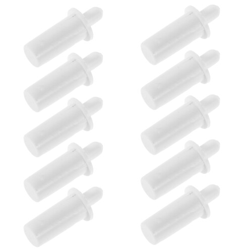 50Pcs White Cabinet Door Damper Pins for Window Shutter Replacement