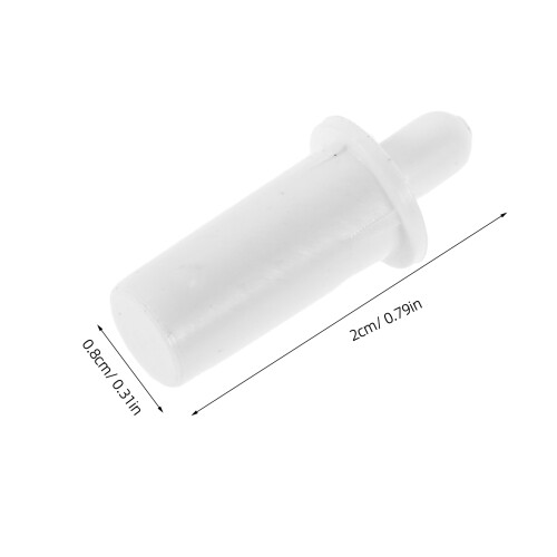 50Pcs White Cabinet Door Damper Pins for Window Shutter Replacement 2
