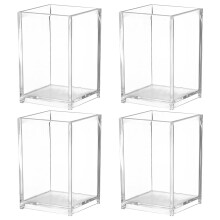 4St Stevige Acryl Pennenhouder, Decoratief En Functioneel Voor
