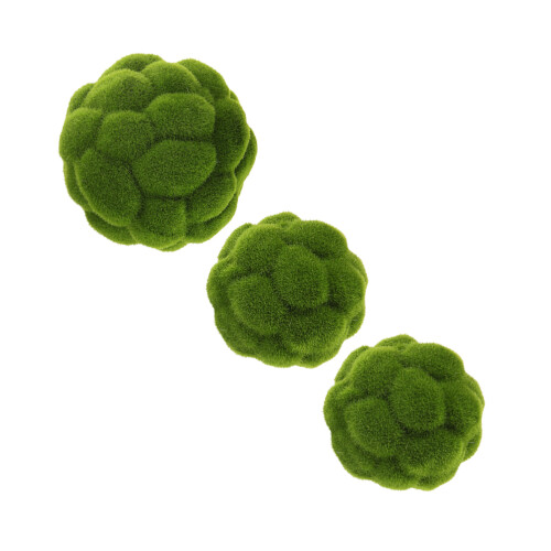 -set künstliche mooskugeln grün für , decke, garten