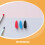 300Pièces Gaines Plastiques Colorées Pour Protection Pointe Couteaux 8