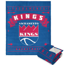Northwest NBA Sacramento Kings Silk Touch Sherpa tcke 50"" x 60"" Hardwood Classics