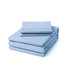 ClevaHome Twin Size Sheet Set - 4 Piece Soft Breathable Luxury Bed Sheet Set - Shrinkage & Fade Resistant Embroidered Bedding Sheet with Deep Pocket