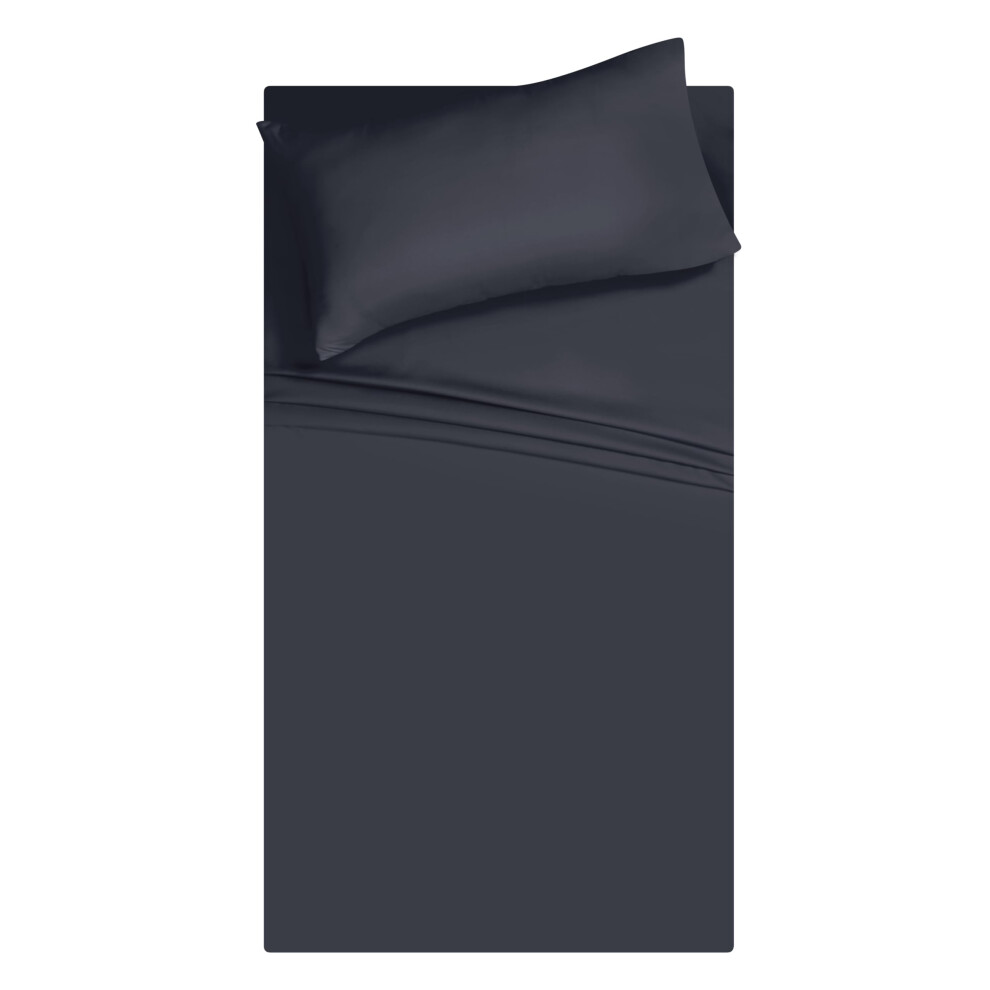 MyOwn Twin XL Sheet Set - Double Brushed Microfiber Bedding Set 3 Piece Twin XL Sheet - Charcoal Grey-image-OPC-PM929YD-NEW