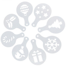 8Pcs Plastic Chic Cake Mold Creative Fondant Mold for Baking DIY Cakes