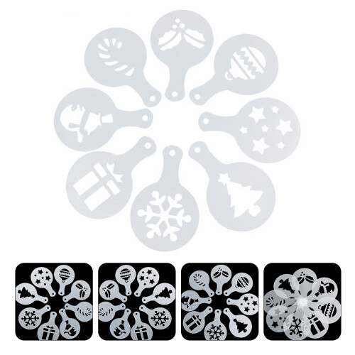 8Pcs Plastic Chic Cake Mold Creative Fondant Mold for Baking DIY Cakes 2