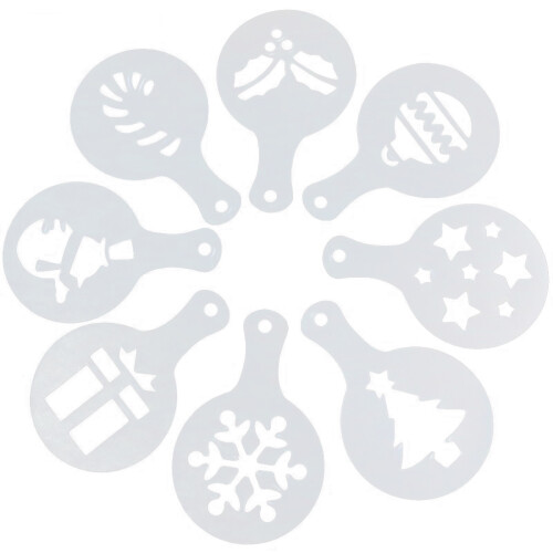 8Pcs Plastic Chic Cake Mold Creative Fondant Mold for Baking DIY Cakes 1