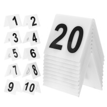 80 tischnummern 1–20 aus acryl für hochzeiten party