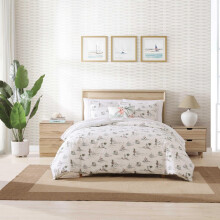 Tommy Bahama - Juego de funda nσrdica King, ropa de cama suave y transpirable con fundas a juego, juego de cama tropical con certificado Oeko-Tex