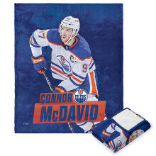 Northwest NHL Edmonton Oilers Silk Touch Throw Blanket 50"" x 60"" Connor McDavid